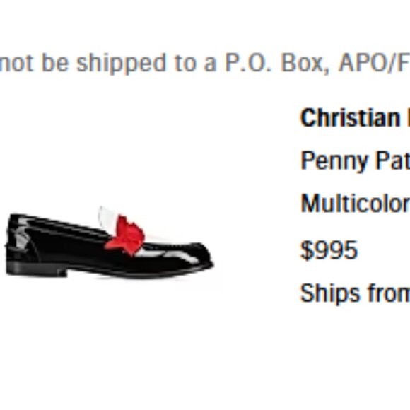 Authentic Christian Louboutin Loafers - Picture 6 of 6